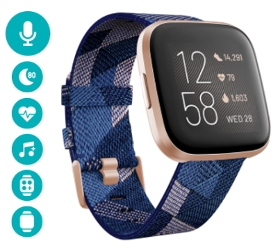 Pink versa 2 fitbit hotsell